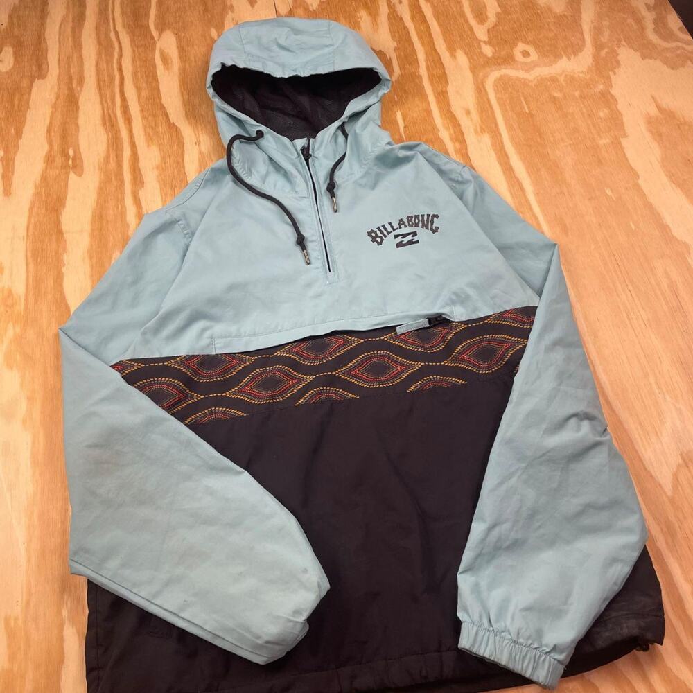 Vintage Y2K Billabong Scenic Hooded Anorak Windbreaker – Men’s M - Picture 4 of 8